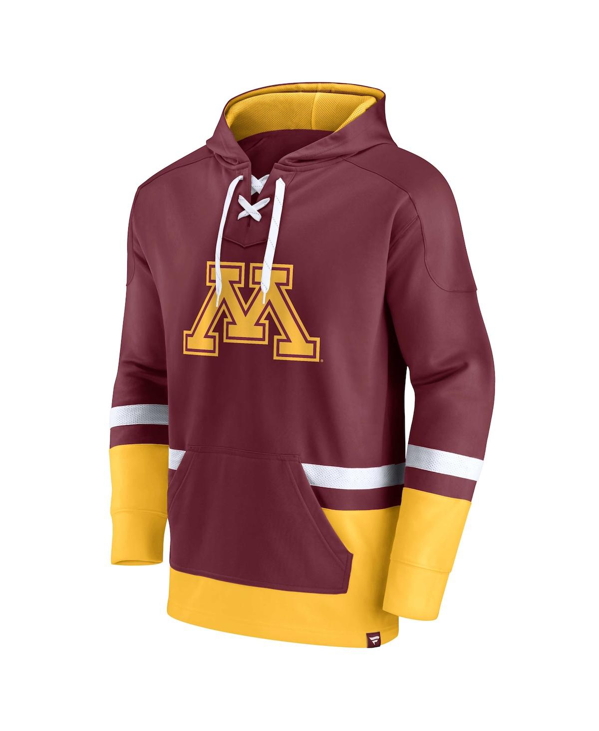 Men's FanaticsMinnesota Golden Gophers First Battle Pullover Hoodie - Maroon