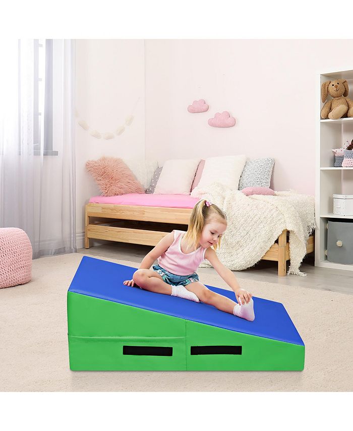 Costway Incline Gymnastics Mat Wedge Ramp Fitness Skill Tumbling Exercise Mat Macy's