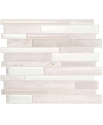 Smart Tiles Milano Fabrini 4pk Peel and Stick 3D Backsplash