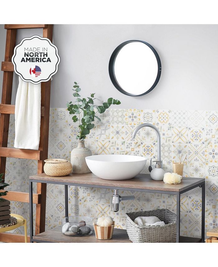 The Smart Tiles Smart Tiles Vintage Velletri 9 in. X 9 in. Peel and