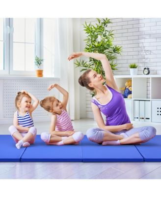 4' x 8' x 2'' Folding Gymnastics Mat Four Panels