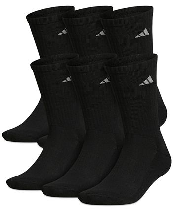 adidas - Men's Athletic Performance Crew Socks 6-Pack
