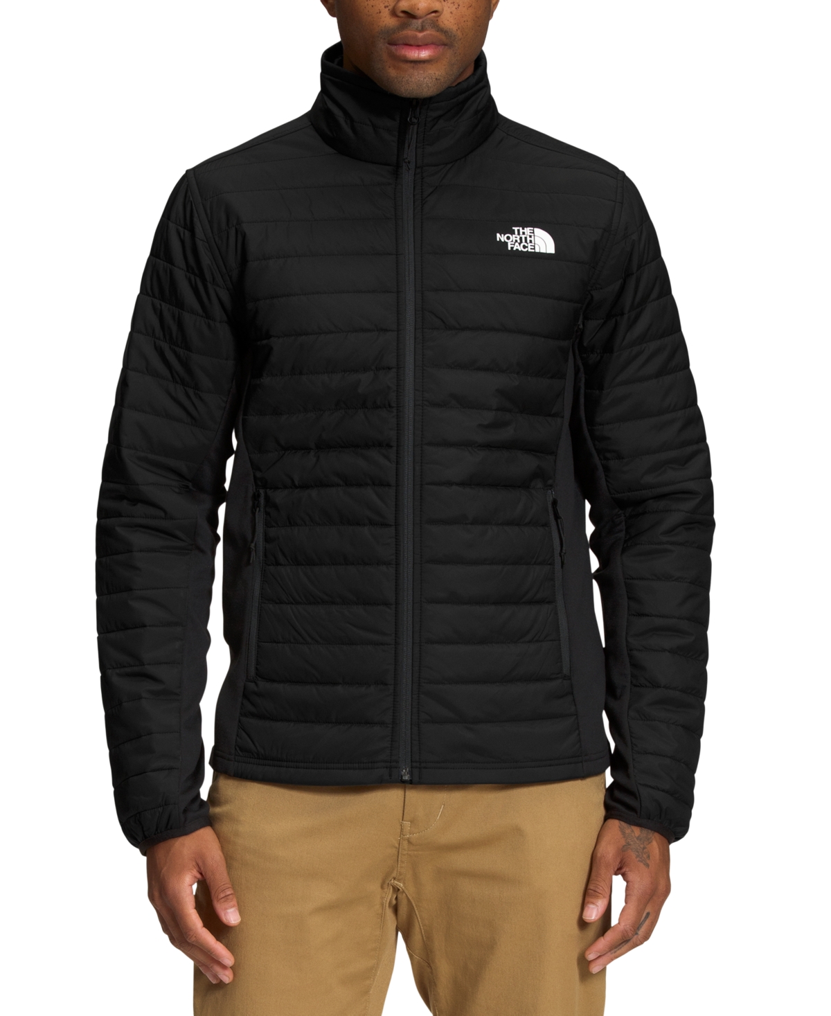 Shop The North Face Men's Canyonlands Hybrid Jacket In Tnf Black