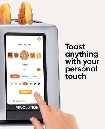Revolution InstaGLO R270 White 2-Slice Smart Toaster