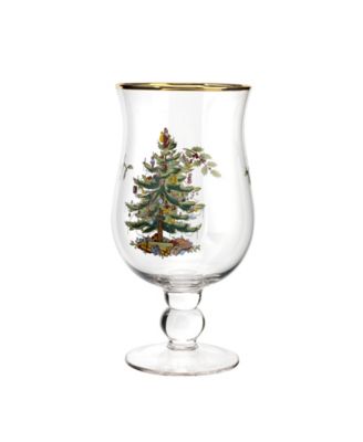Christmas Tree Tulip Glasses, Set of 4