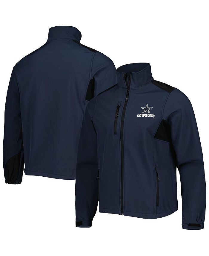 Dunbrooke Men's Navy Dallas Cowboys Softshell Fleece FullZip Jacket
