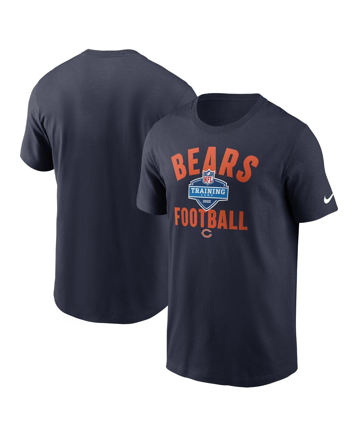 Nike Men's  Navy Chicago Bears 2022 Training Camp Athletic T-shirt