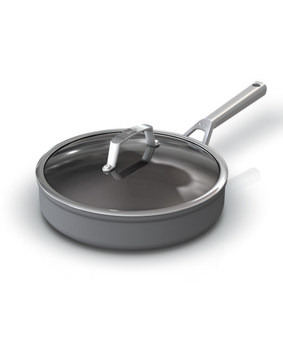 Sharkninja Aluminium 3-quart C30130 Foodi Neverstick Premium Saute Pan In Gray