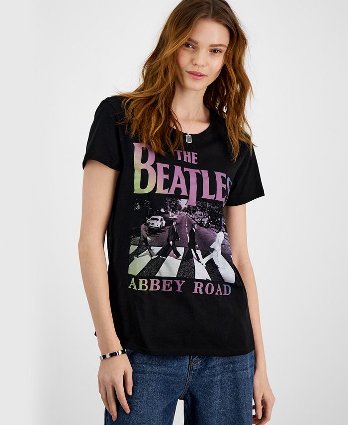 The Beatles - Womens Abbey Road & Logo T-Shirt