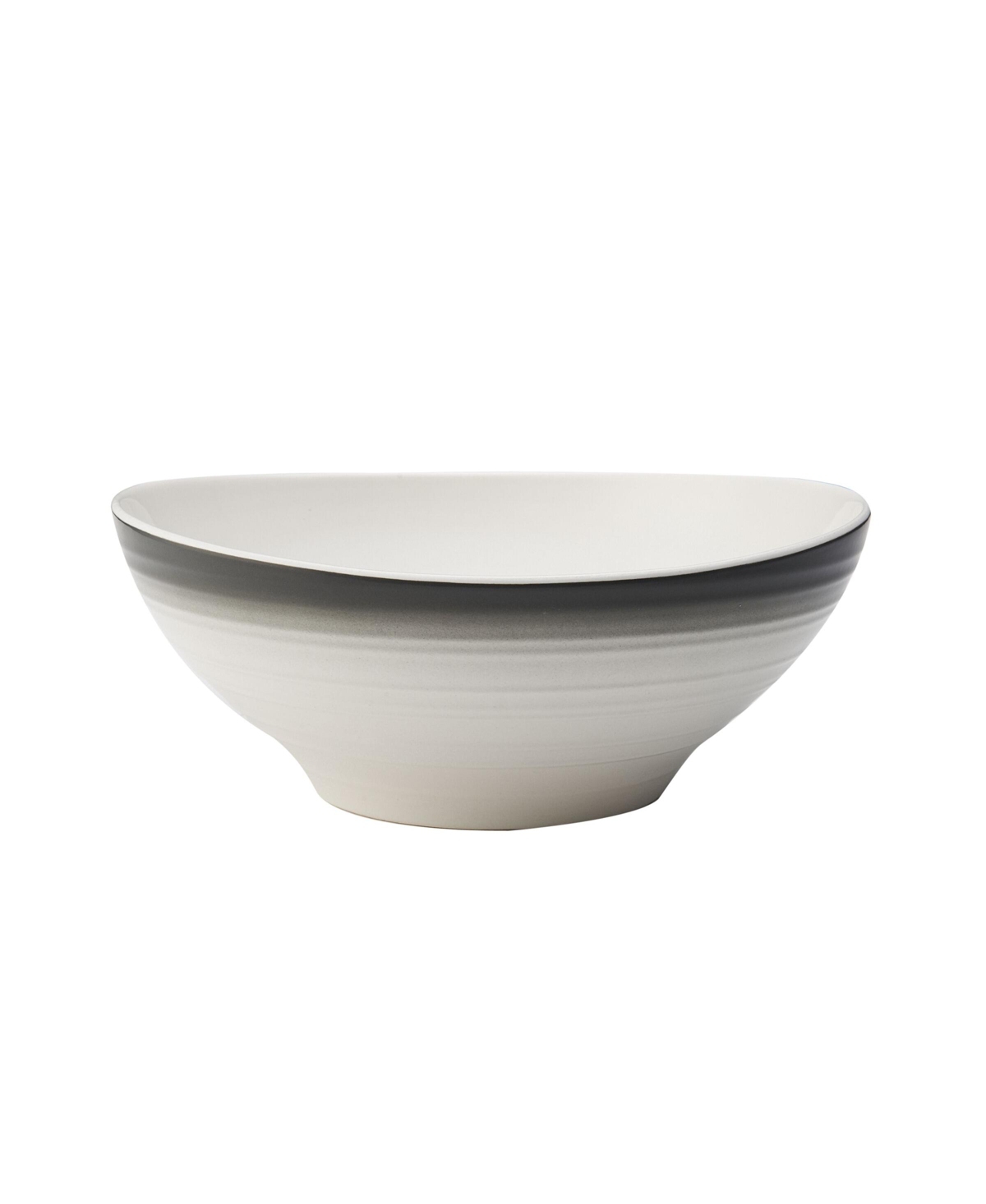 Swirl 9.75" Vegetable Bowl - Gray
