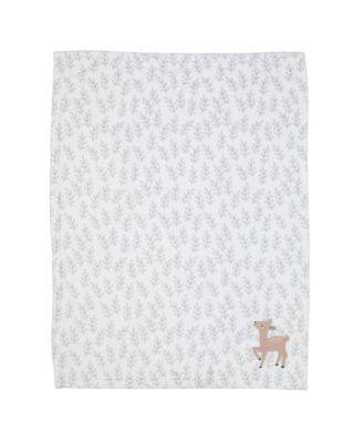 Baby Deer Park Gray Blanket