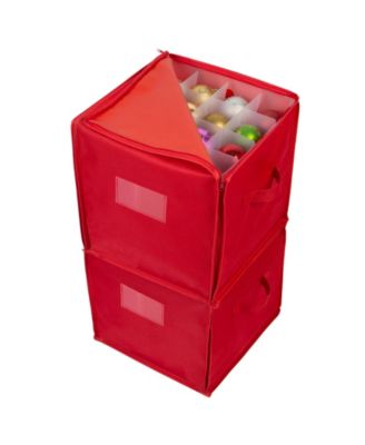 64 Count Stackable Christmas Ornament Storage Box