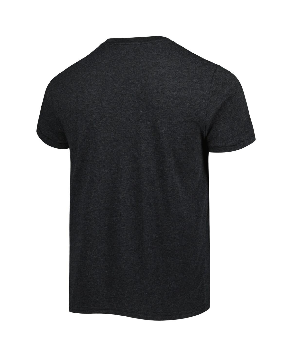 Homage Men's  Charcoal Pittsburgh Steelers Hyper Local Tri-blend T-shirt In Charcoal