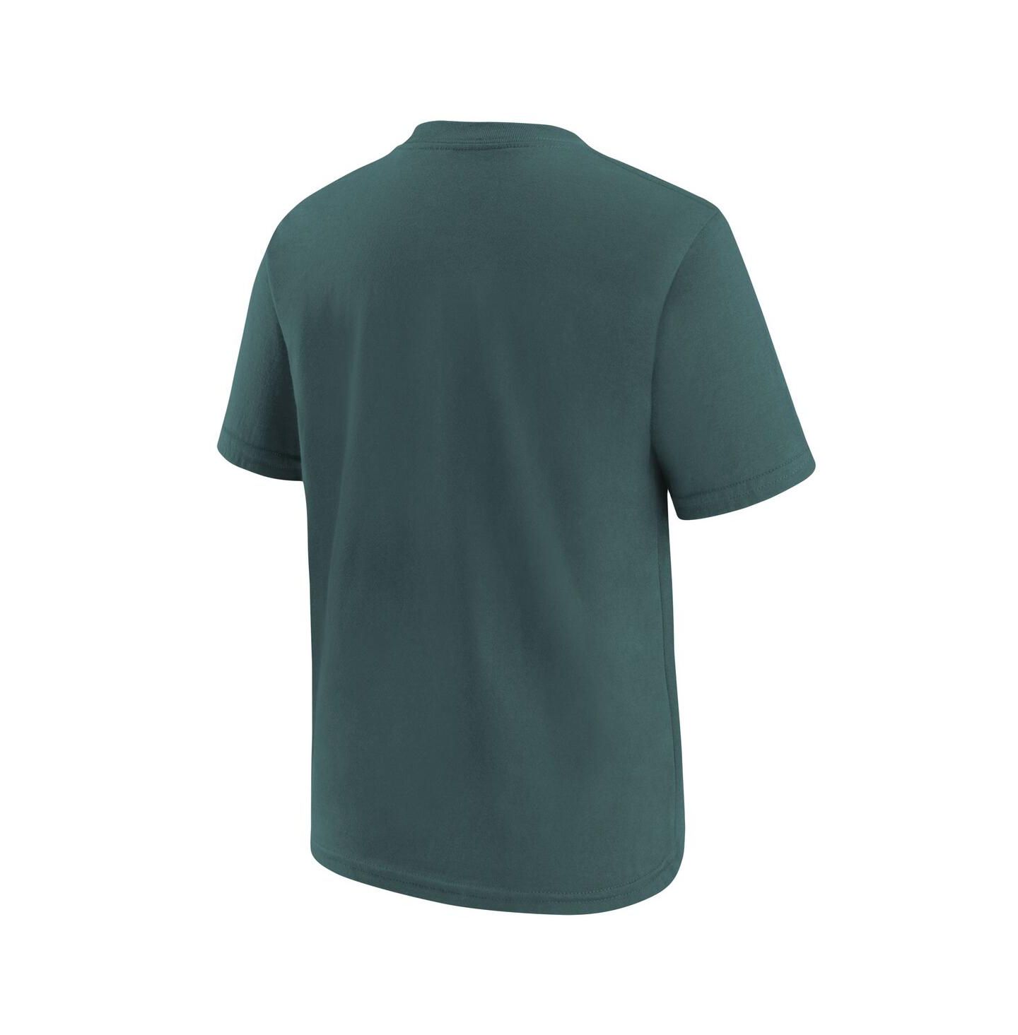 Футболка Nike Midnight Green Philadelphia Eagles Logo T-shirt для мальчиков — фото 2