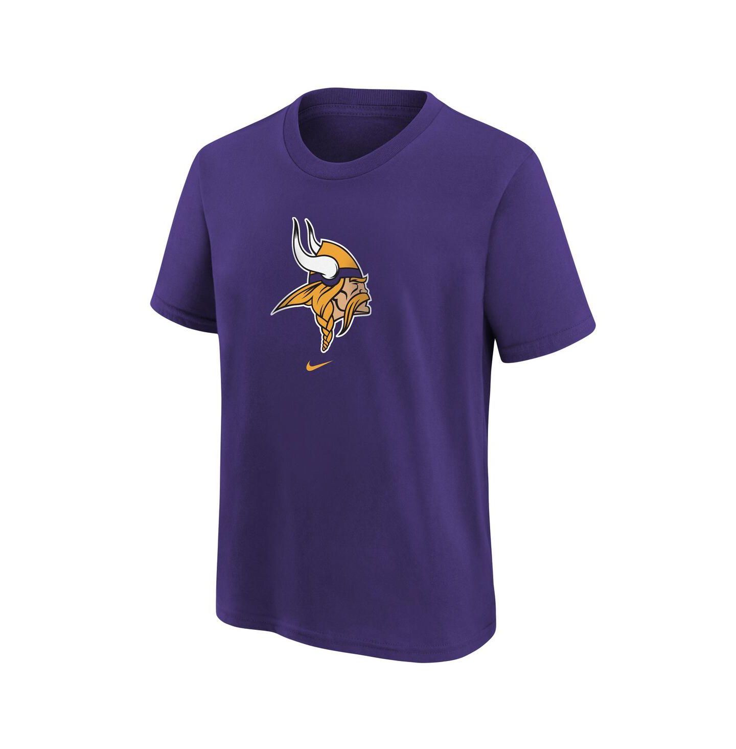 Футболка Nike Purple Minnesota Vikings Logo T-shirt для мальчиков — фото 3