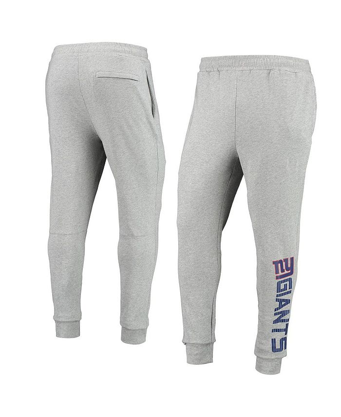 Msx By Michael Strahan Mens Heathered Gray New York Giants Jogger Pants Macys 