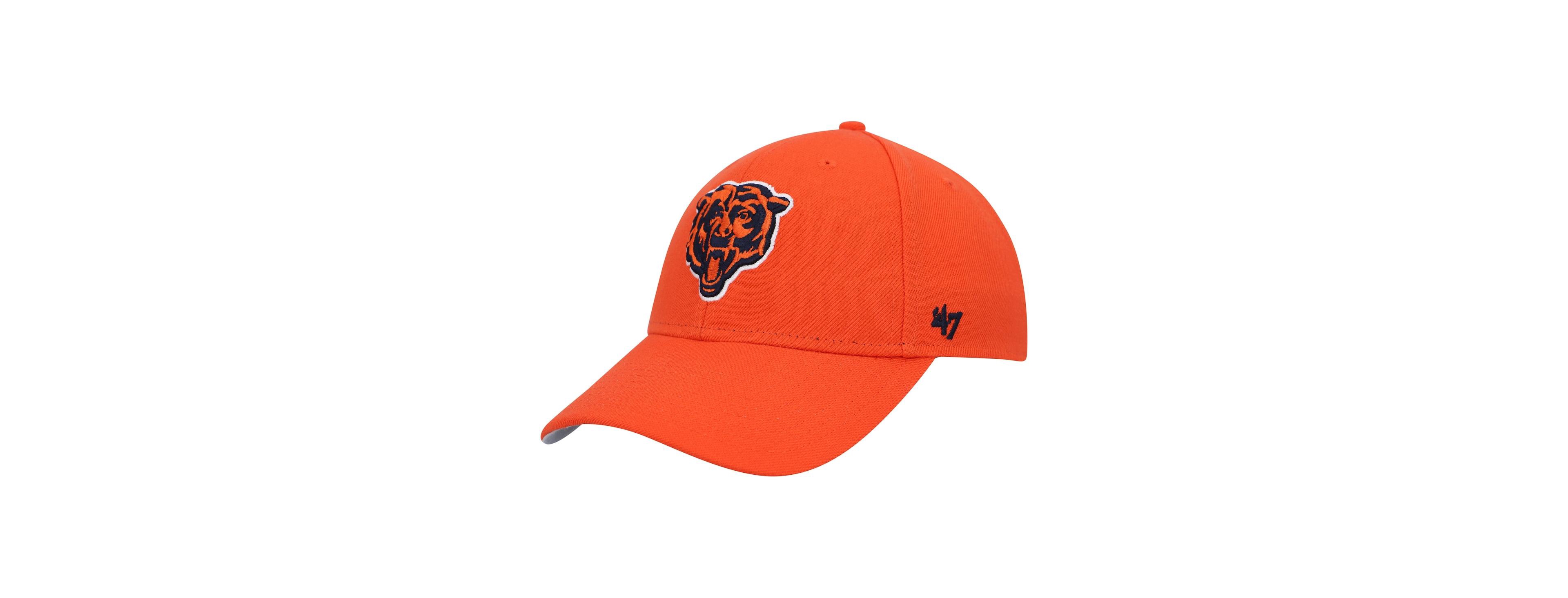 Men's '47 Brand Orange Chicago Bears Mvp Adjustable Hat