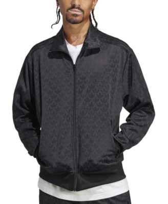 adidas Men's Graphics Allover Monogram Print Track Jacket