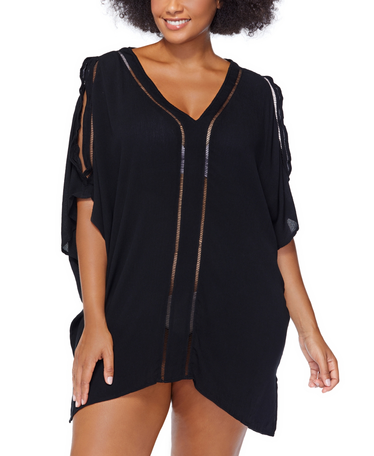 Turning Tides Plus Size Caftan Coverup