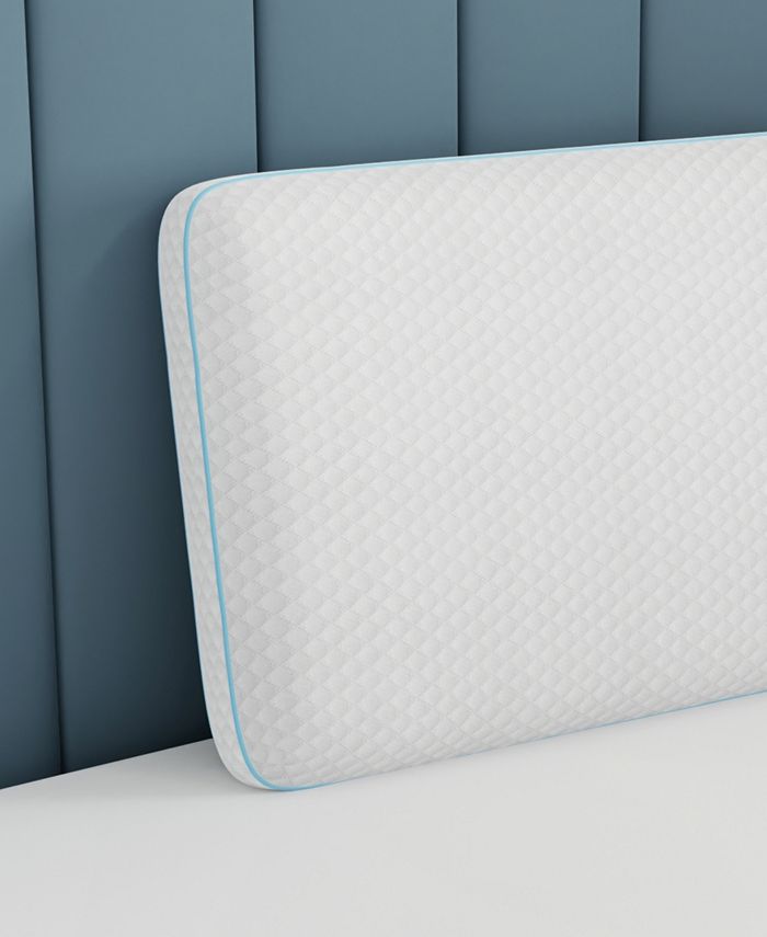 BodiPEDIC Aerofusion Gusseted Gel-Infused Memory Foam Bed Pillow ...