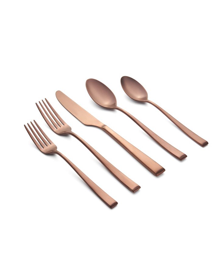 Cambridge Silversmiths Marlise Copper Satin 20 Piece 18/10 Stainless