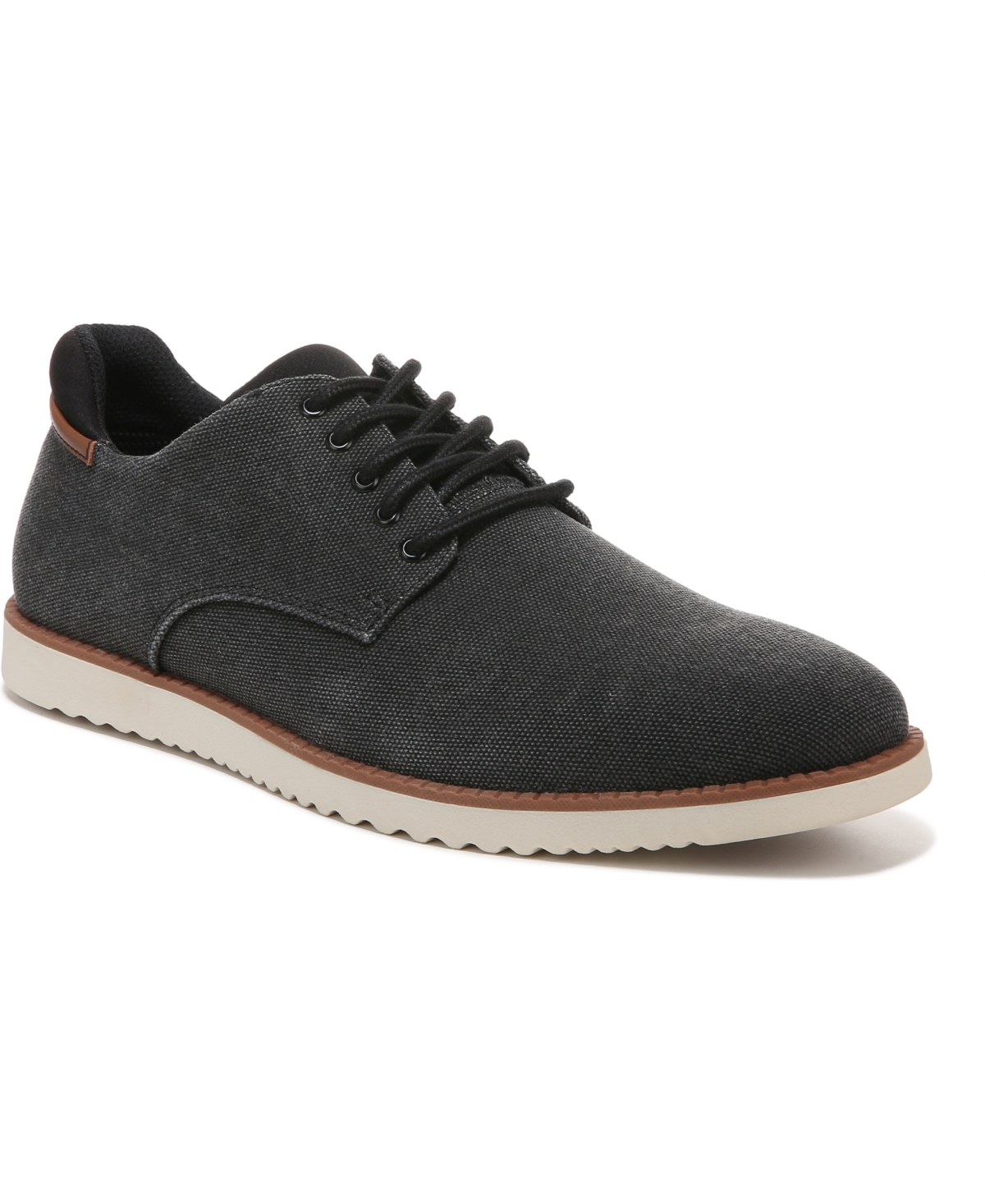 Dr. Scholl's Men's Sync Lace-up Oxfords Shoes In Black