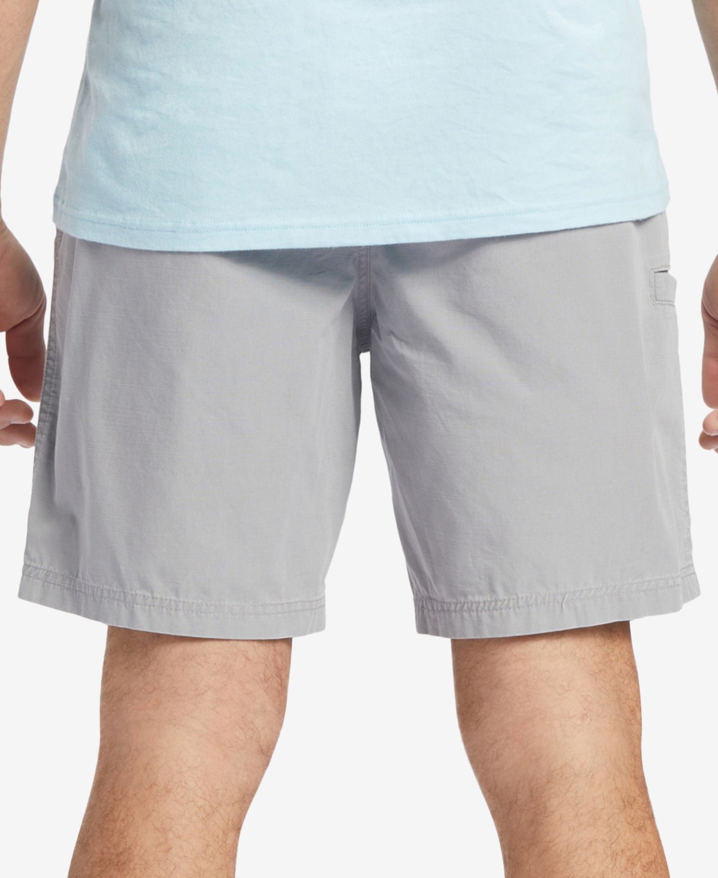 Мужские шорты Quiksilver Waterman Quiksilver Last Light Solid Walkshorts, цвет: Sharkskin — фото 7