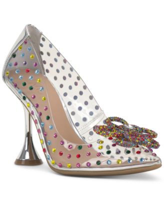 I.N.C. International Concepts - Women's Savitri Embellished Flare-Heel Pumps