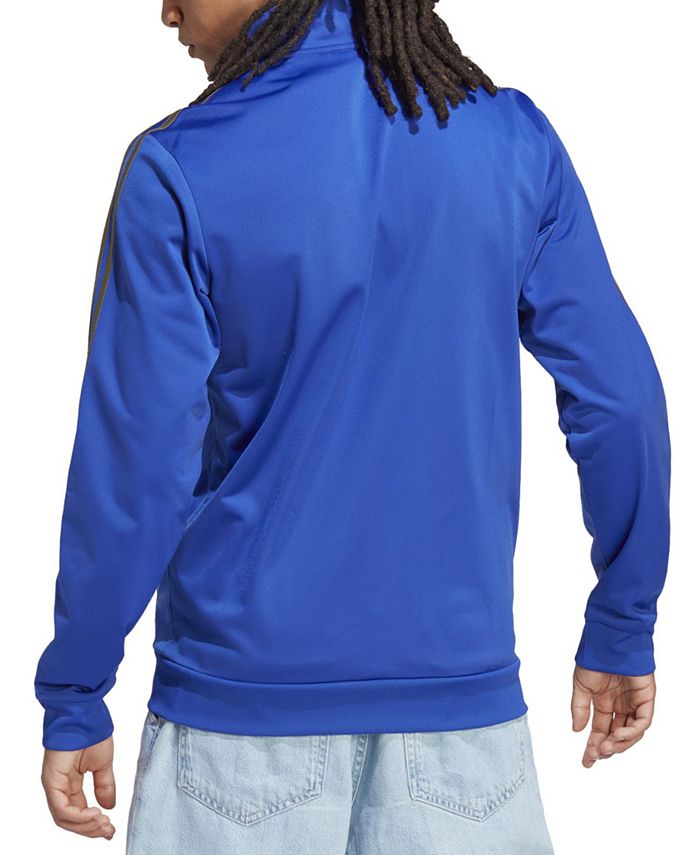 adidas Men's Essentials WarmUp 3Stripes Track Jacket Macy's