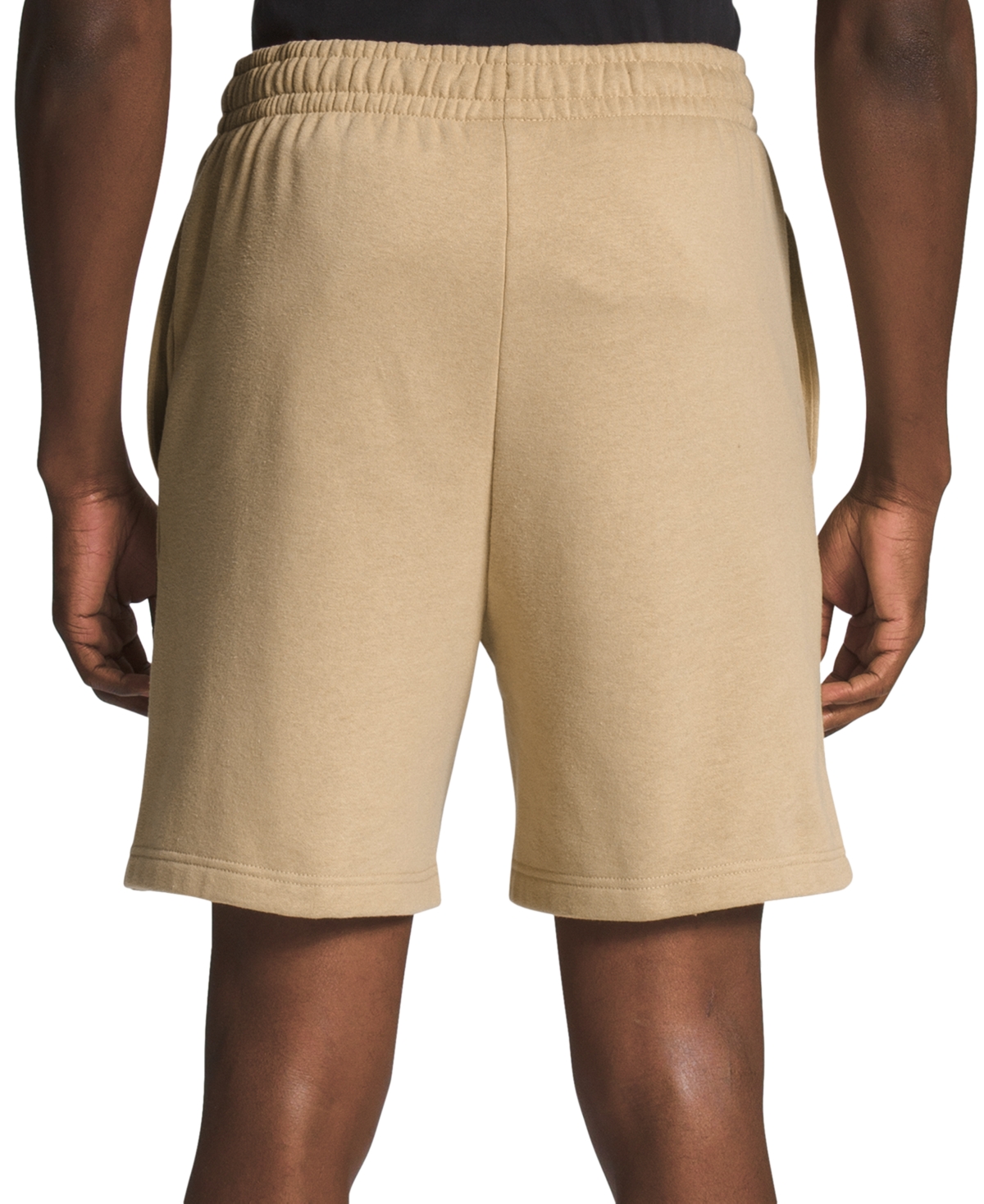 Shop The North Face Men's Box Nse Standard-fit Logo-print Drawstring Shorts In Tnf Medium Grey Heather,tnf Black