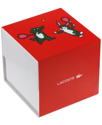 Lacoste Women\'s 12.12 Chinese New Year Red Silicone Strap Watch 36mm Tan Logo Lacoste Silicone Band Wristwatches for Women for sale | eBay main image 4
