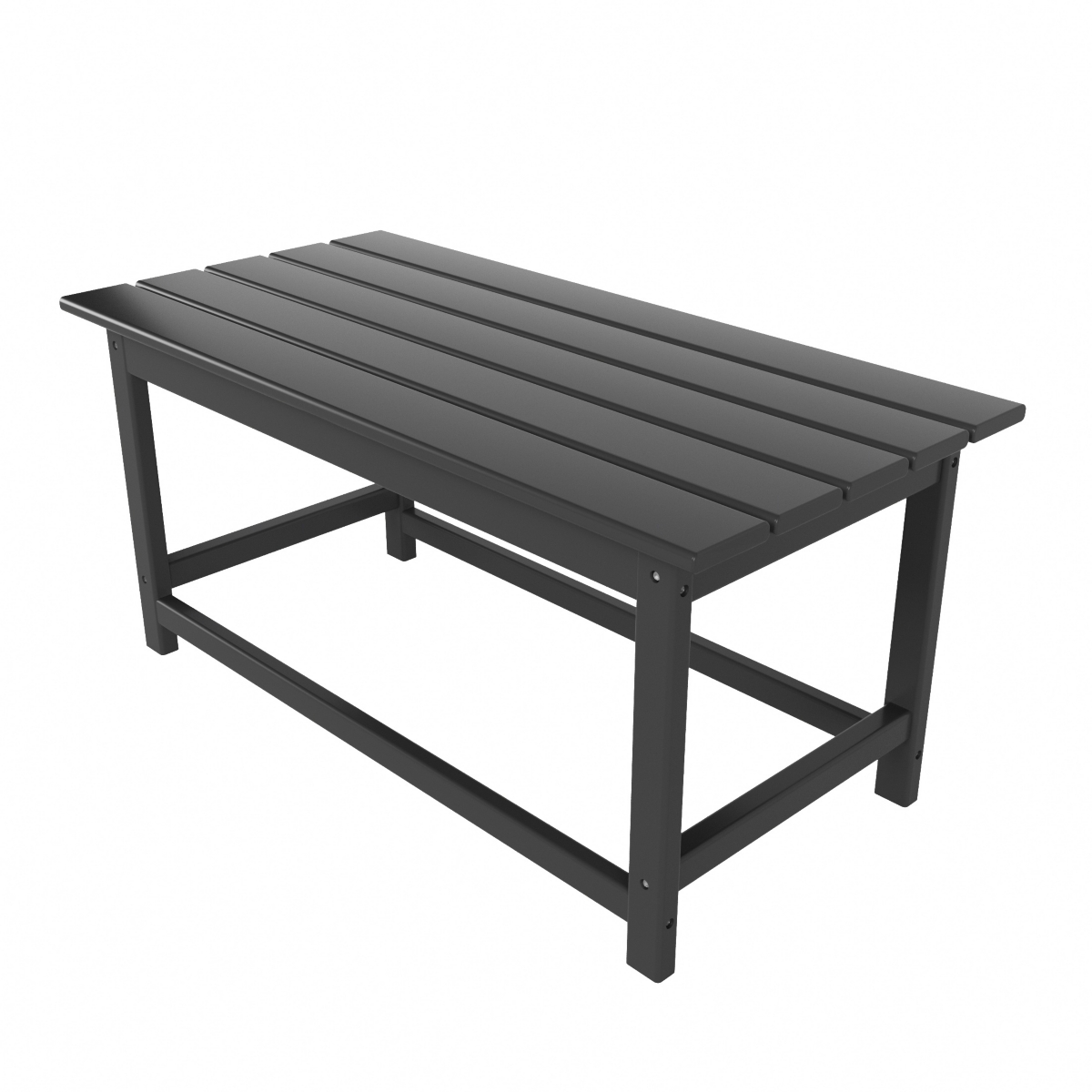 WestinTrends 3-Piece Outdoor Patio Adirondack Coffee Table and Side Set