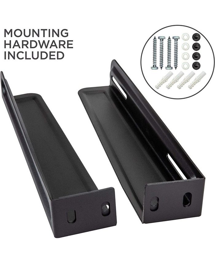 Ivation Universal Microwave Wall Mount Brackets, Steel Microwave Mount