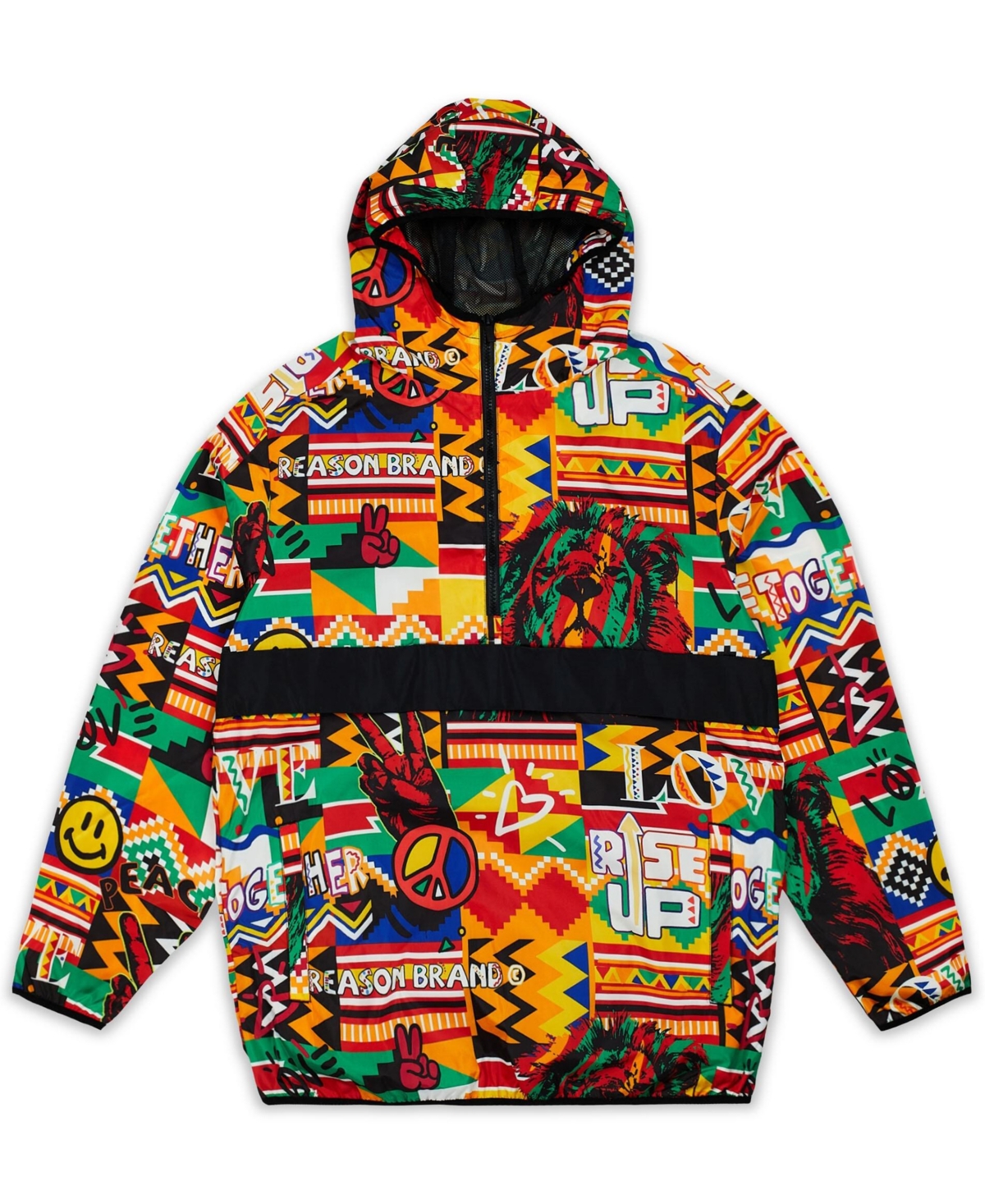 Reason Men's Rise Up Pullover Jacket In Multi