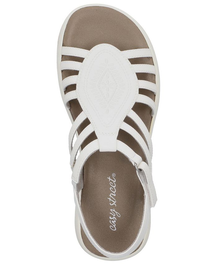 Easy Street Women's Teje Sandal - Comfort Wedge With Stretch Upper