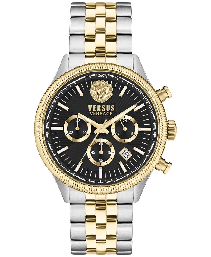 Versus Versace Men's Chronograph Colonne Ion Plated Stainless Steel ...