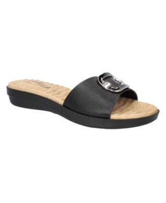Easy Street Women's Sunshine Comfort Slide Sandals - Macy's