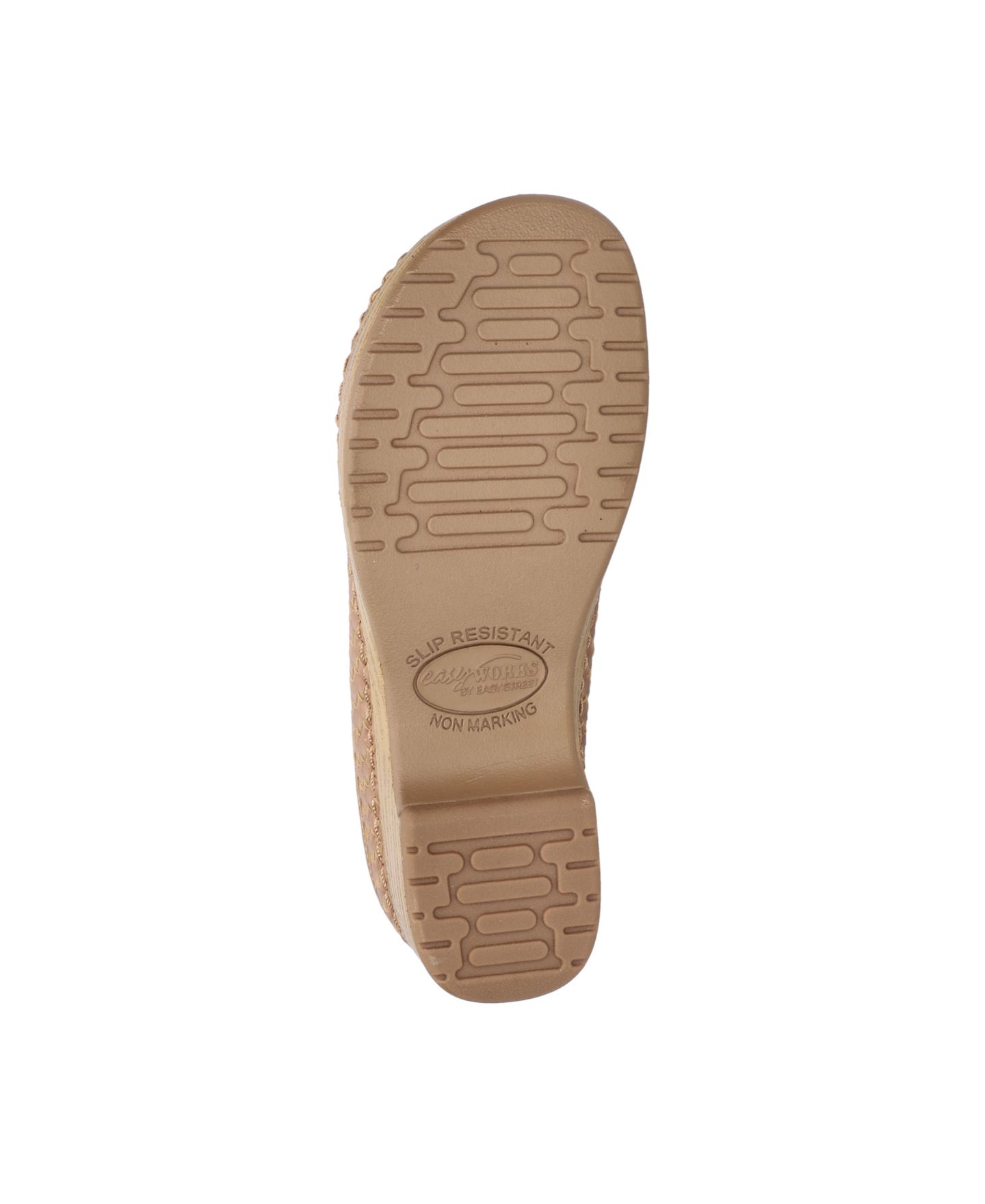 Женские сабо Easy Street Easy Works Soliea Slip Resistant, цвет: Телесный — фото 5