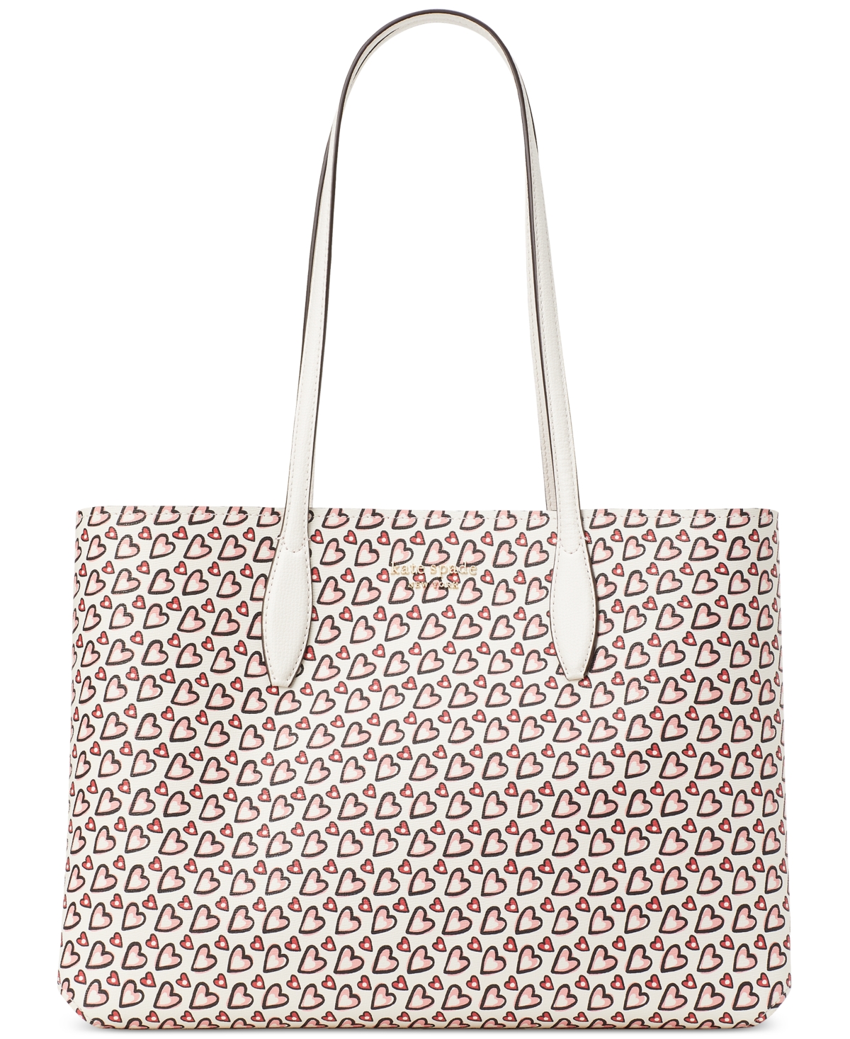 KATE SPADE KATE SPADE NEW YORK ALL DAY HEART PRINTED LARGE TOTE