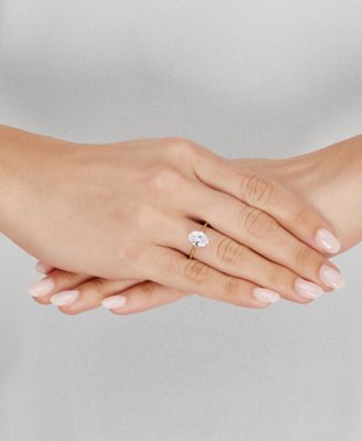 IGI Certified Lab Grown Diamond Oval Solitaire Engagement Ring (2 ct. t.w.) in 14k Gold