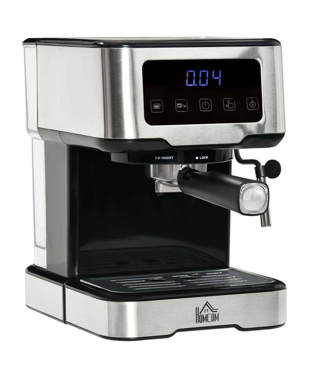 Espresso Machine With Milk Frother Wand, 15bar Pump Coffee