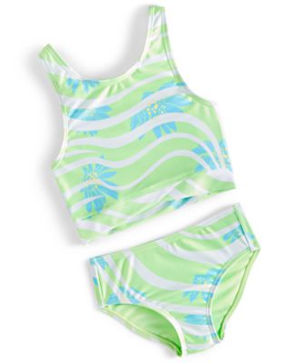 ID Ideology - Toddler & Little Girls 2-Pc. Twisted Tankini Swimsuit