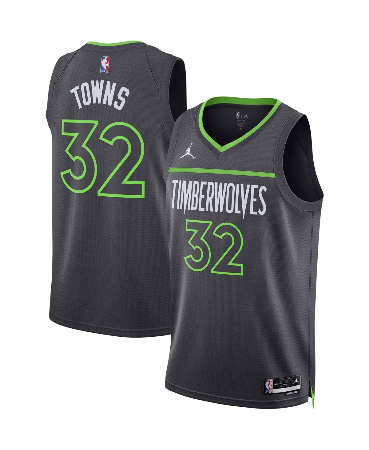 Men's Jordan Karl-Anthony TownsMinnesota Timberwolves Statement Edition Swingman Jersey - Charcoal