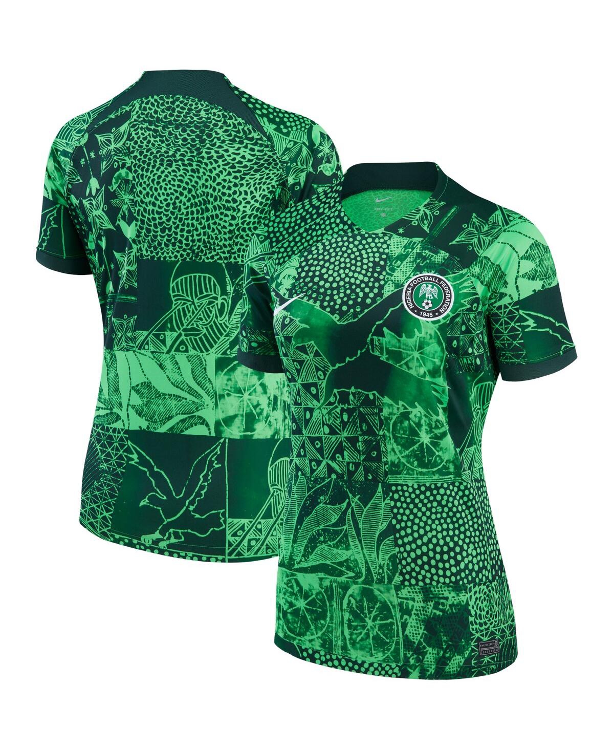 Women's NikeNigeria National Team 2022/23 Home Breathe Stadium Replica Blank Jersey - Green