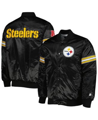 Starter Men's Black Pittsburgh Steelers The Pick and Roll Full