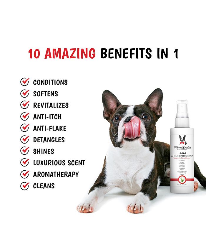 Warren London 10in1 Dog After Bath Spray by Cleansing LeaveIn Conditioner Made In USA Macy's