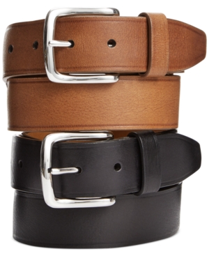 image of Cole Haan Buff Harness Leather Belt