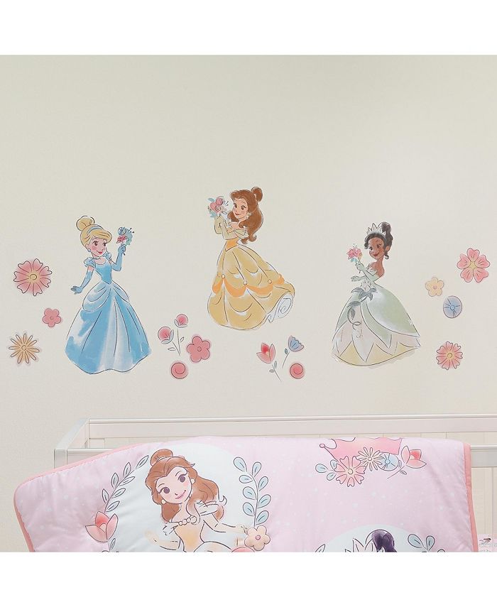Lambs & Ivy Disney Princesses Wall Decals/Stickers Belle/Tiana