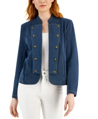 Tommy Hilfiger - Women's Denim Blend Knit Jacket