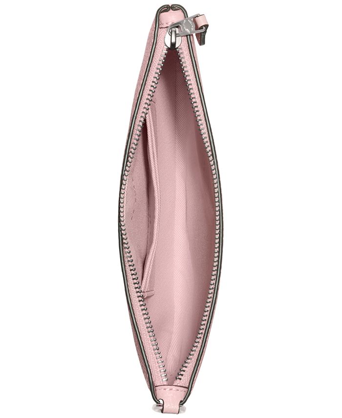 COACH Bunny Graphic Small Polished Pebble Leather Wristlet Macy's